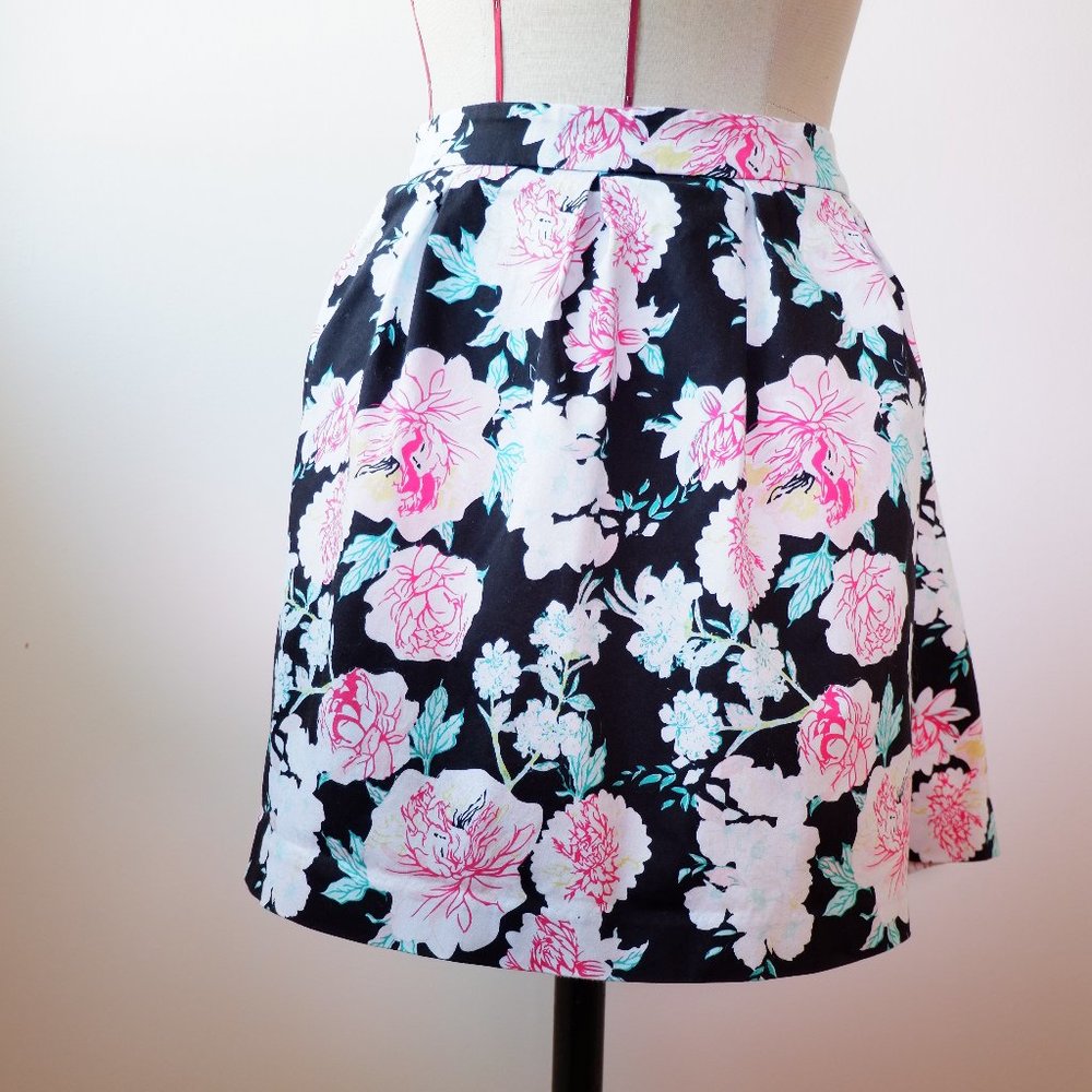Floral Cotton Skirt